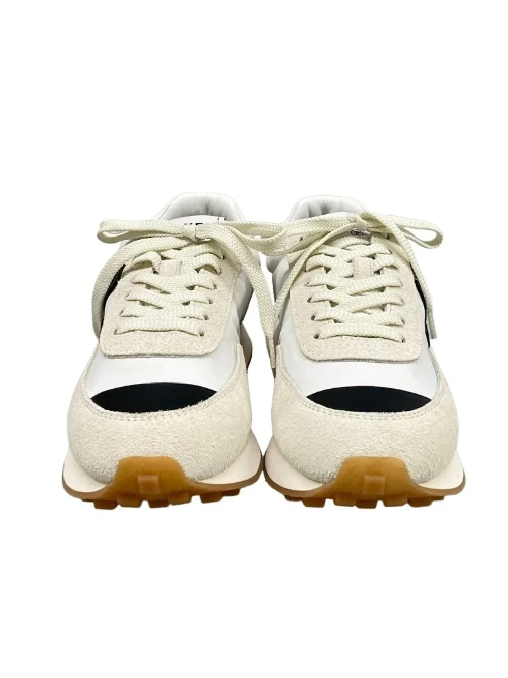Chanel Sneakers 37 White Ivory Black CC Logo